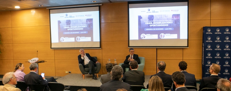 Club Monetario: Ministro Marcel llamó a dejar de lado “ideas de catástrofe” en torno a la economía nacional