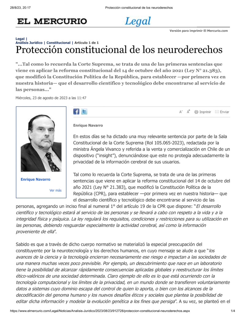 El-Mercurio-Lega-Enrique-Navarro-Facultad-Derecho-Universidad-Finis-Terrae-sentencia-Corte-Suprema-proteccion-constitucional-neuroderechos-completo-1