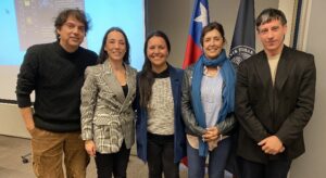Roberto Matus, Lorena Burgueño, Carolina Araya, Liliana García y Alfonso Tort.