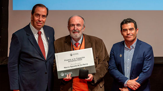 Marco Antonio de la Parra, premio creación artística 2023