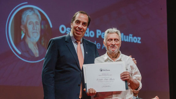 Osvaldo Peña, premio creación artística 2023