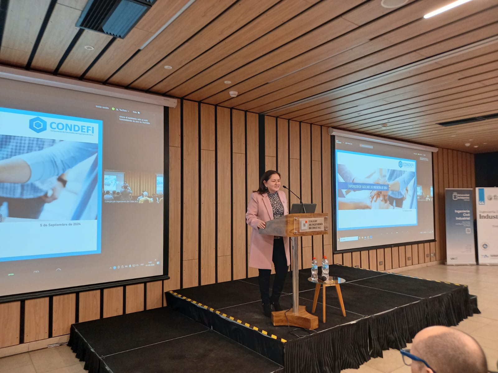 Dra Angelica urrutia en Dia Ing Civil Industrial 01