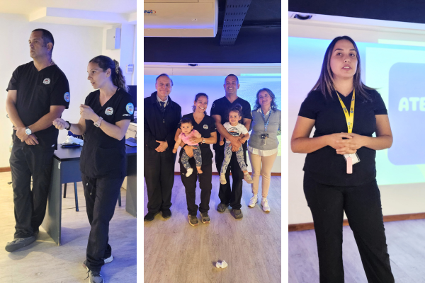 Charla de egresadas Finis Terrae a estudiantes de odontología