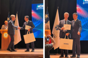 Dr. Diego Jazanovich de Odontología Finis Terrae primer lugar en Congreso ACHEO