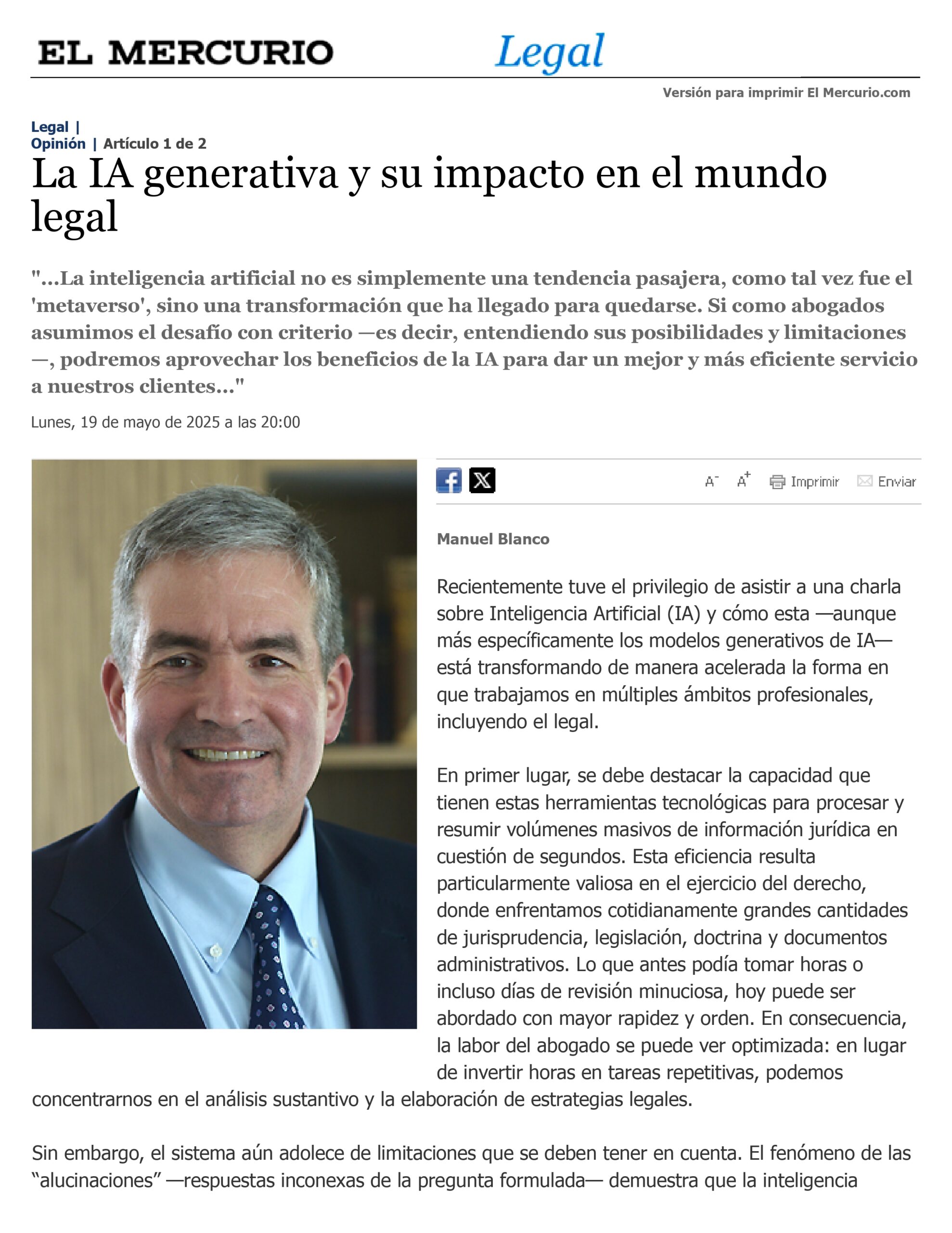 250520 – El Mercurio Legal – La IA generativa y su impacto en el mundo legal_page-0001