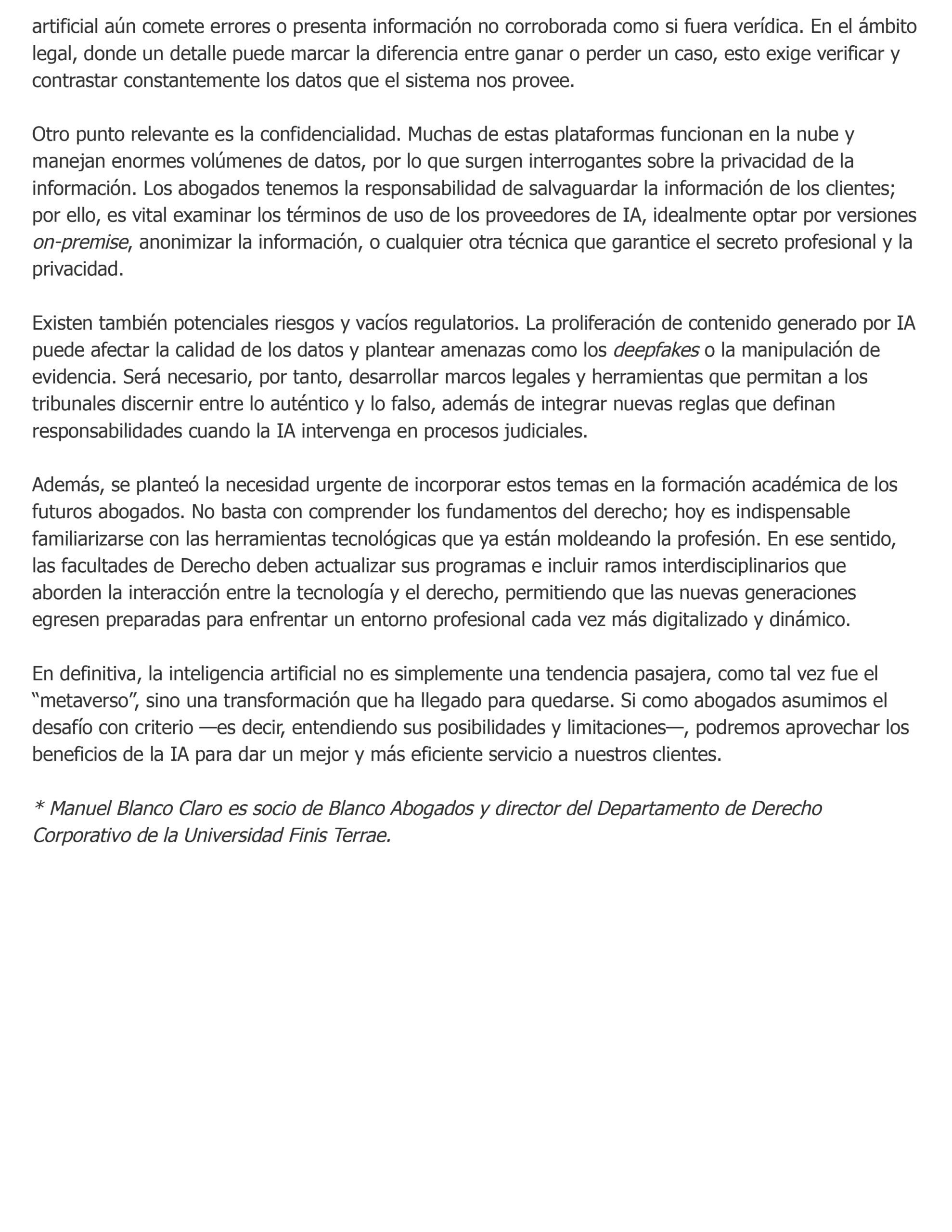 250520 – El Mercurio Legal – La IA generativa y su impacto en el mundo legal_page-0002