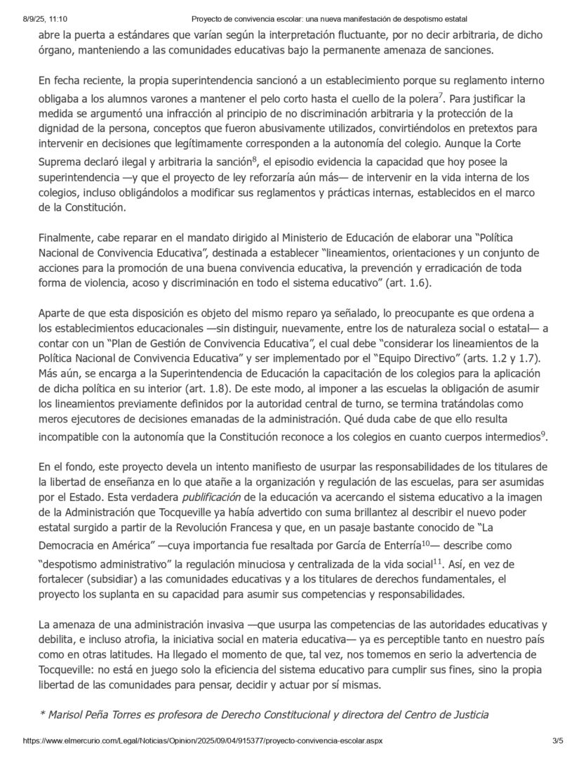 EL Mercurio Legal_Proyecto de convivencia escolar_ una nueva manifestación de despotismo estatal_page-0003