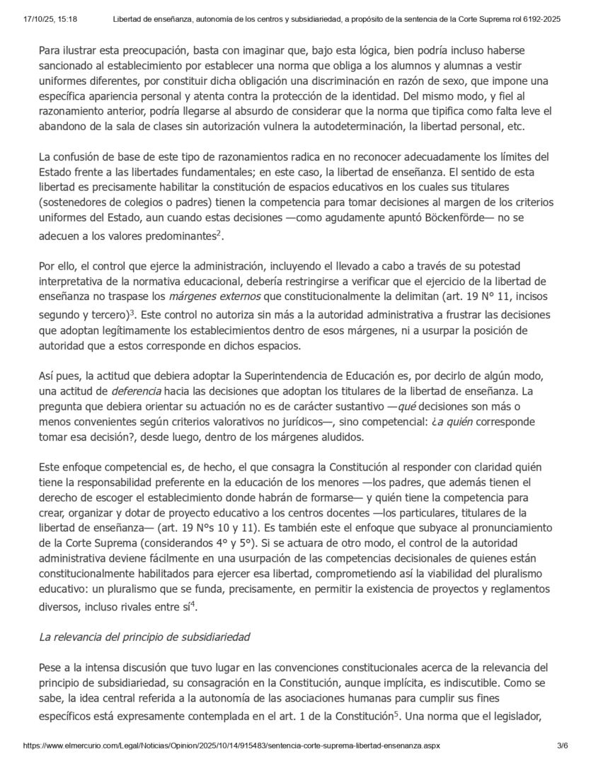 Libertad de enseñanza, autonomía de los centros y subsidiariedad, a propósito de la sentencia de la Corte Suprema rol 6192-2025_page-0003