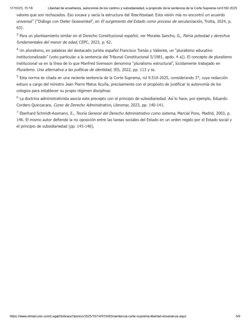 Libertad de enseñanza, autonomía de los centros y subsidiariedad, a propósito de la sentencia de la Corte Suprema rol 6192-2025_page-0005