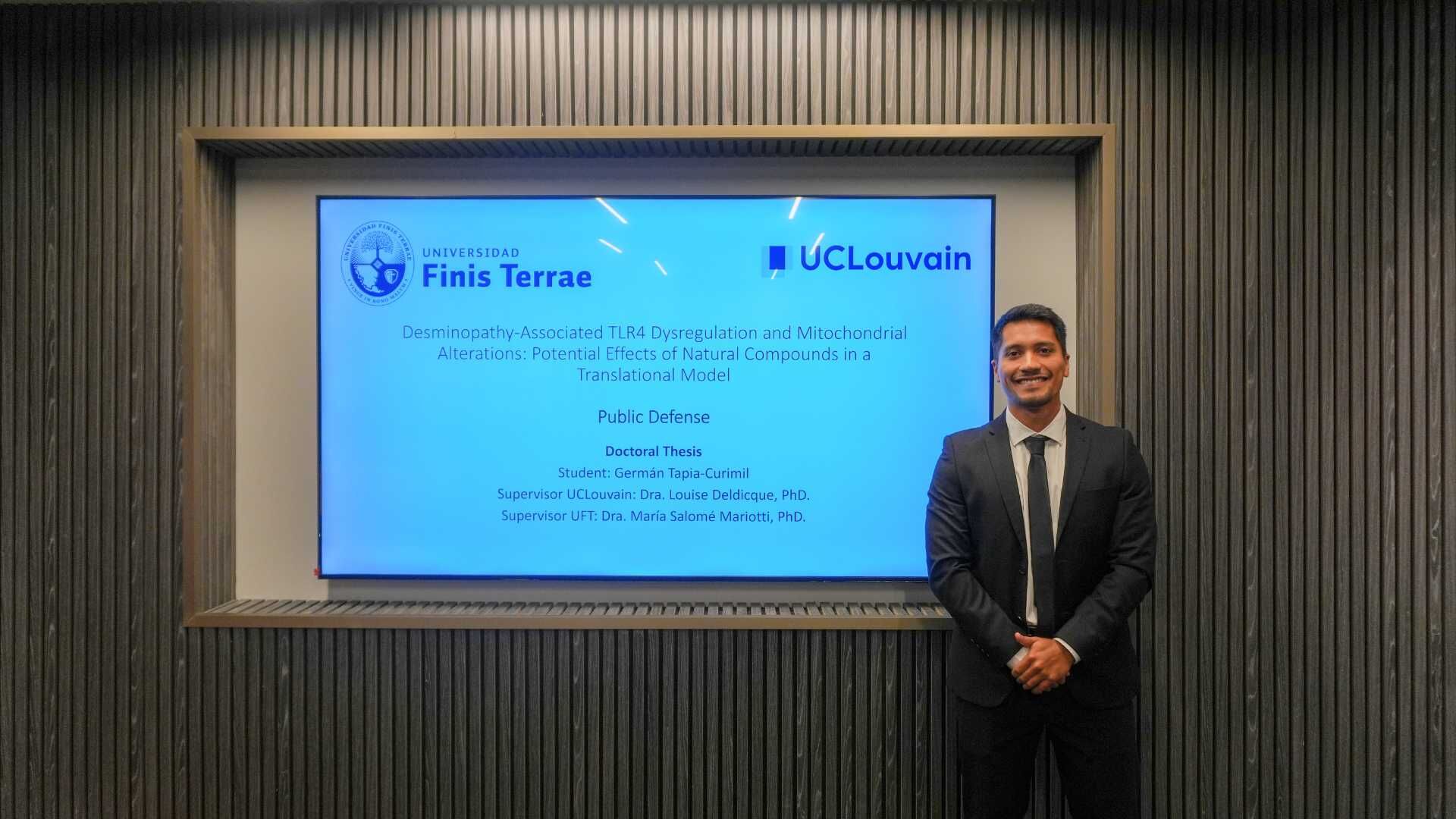 Doctorado en Ciencias del Ejercicio: Germán Tapia se convierte en el segundo doctor del programa con investigación sobre enfermedad rara