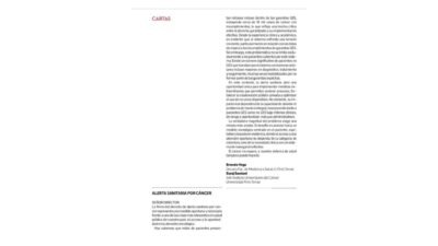 LA TERCERA EL CÁNCER NO ESPERA