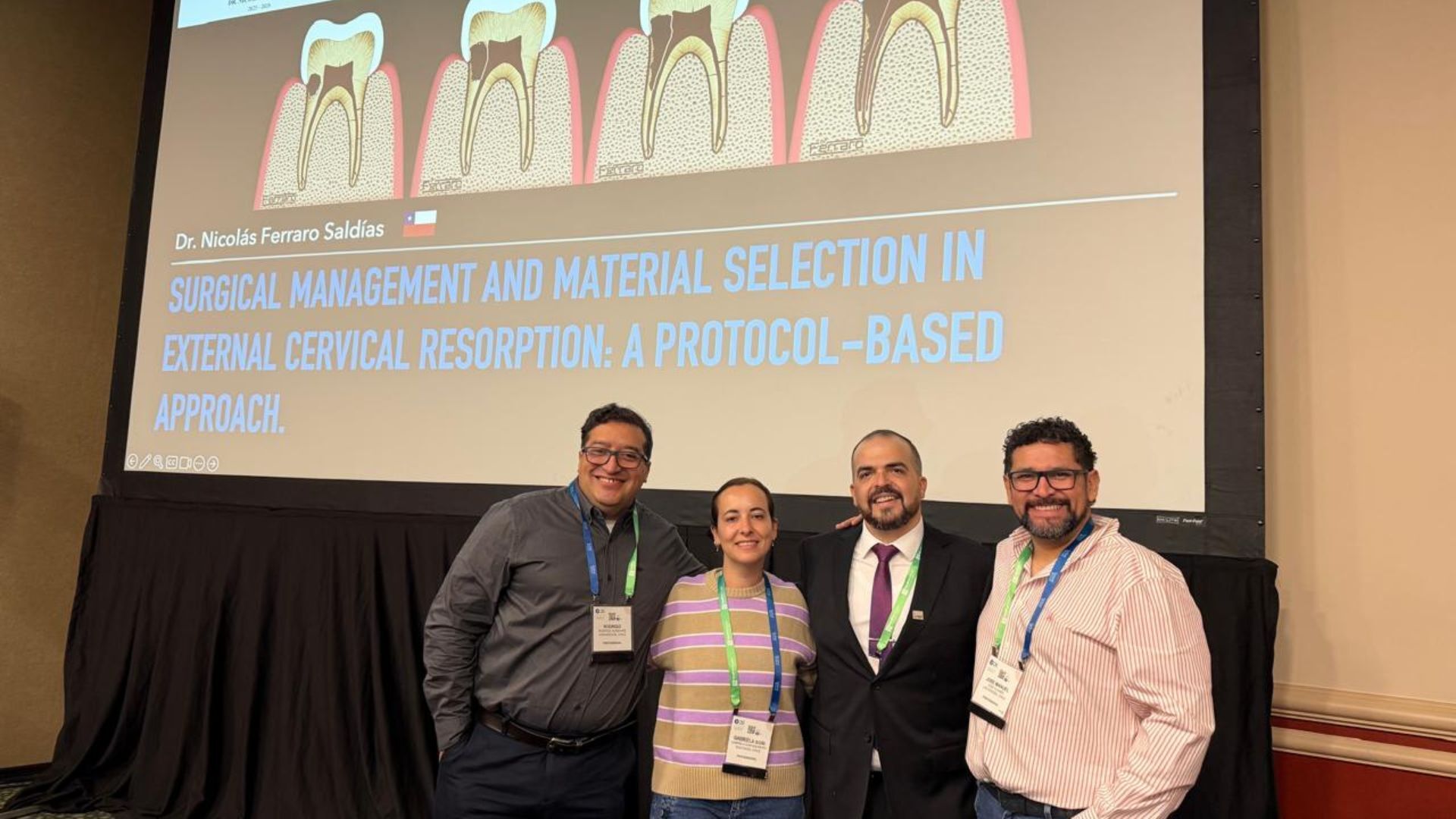 Académico de Especialidad en Endodoncia representa a Chile en el Congreso de la Asociación Americana de Endodoncia en Salt Lake City