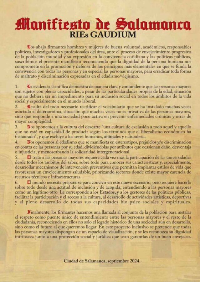 Manifiesto de Salamanca
