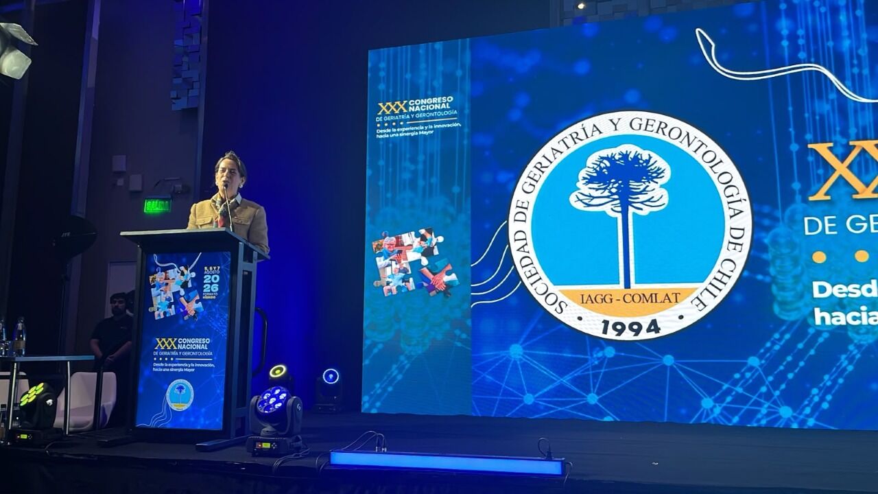 La Primera Dama, Mar&iacute;a P&iacute;a Adriasola, en el XXX Congreso Nacional de Geriatr&iacute;a y Gerontolog&iacute;a