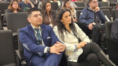 Dr. Álvaro Alarcón y Dra. Mina Minsuy, Congreso de Patología Oral y Maxilofacial Finis Terrae