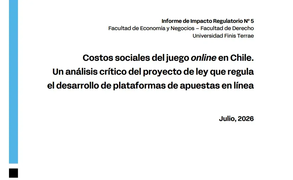 Portada 5. Costos sociales del juego online